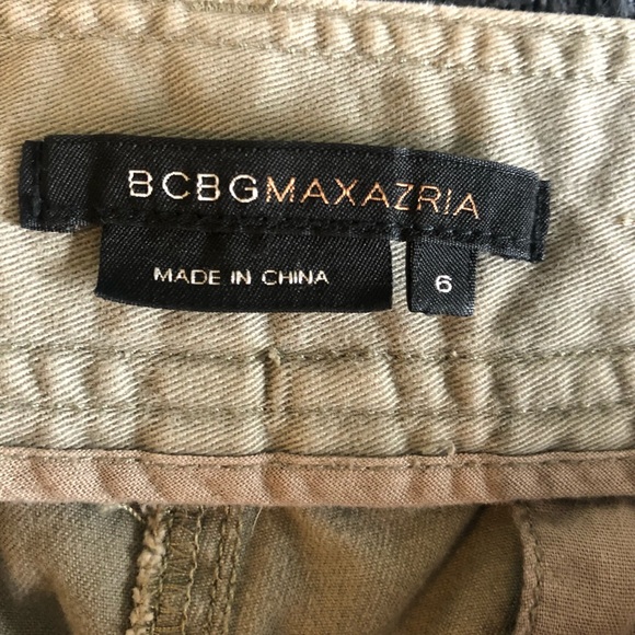 BCBG wide leg cargo pant - Picture 3 of 10